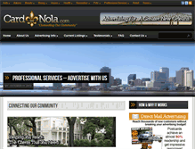 Tablet Screenshot of cardnola.com